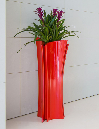 Jardiniera inalta decorativa LED Alma 140 cm cu design modern, finisaje premium, 53013R - Vondom [5]