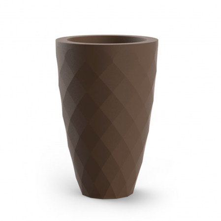 Ghivece/jardiniere gradina simple & cu iluminare LED - Jardiniera inalta gradina/terasa Vases Ø65x100 cm cu iluminare LED RGBW, forme geometrice, 47065A - Vondom