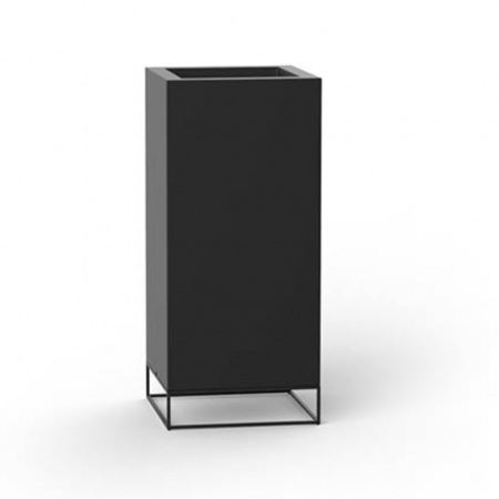 Produse - Jardiniera inalta LED cu picioare metalice Vela High Cube 40x40x90 cm, 54049A - Vondom