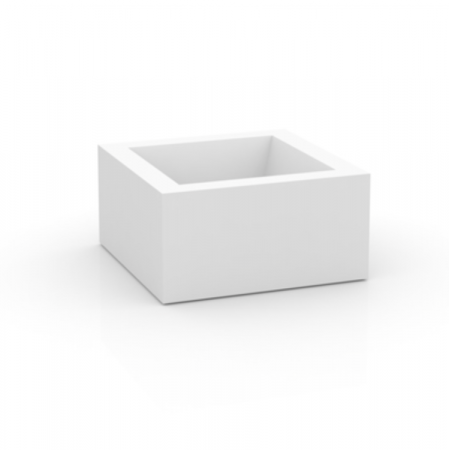 Produse - Jardiniera joasa LED Land 60x60x30 cm forma patrata, design modern, 43960A - Vondom