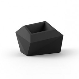 Jardiniera decorativa LED RGBW gradina/piscina Faz 59x45x42 cm, design modern, 54020A - Vondom [1]