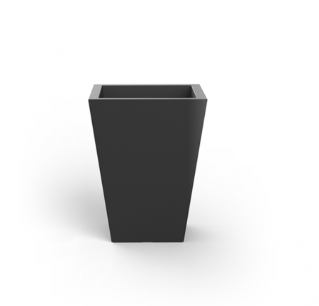 Produse - Jardiniera patrata High Square Cone 50x50x65 cm, design minimalist, 41250 - Vondom
