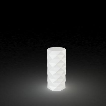 Jardiniera rotunda decorativa cu iluminare LED Marquis Ø25x53cm, forme geometrice, 47082A - Vondom [5]