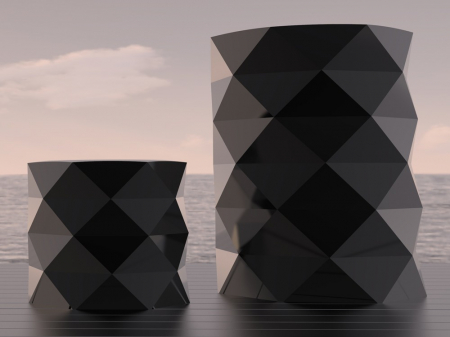 Jardiniera rotunda decorativa cu iluminare LED Marquis Ø60x50 cm, forme geometrice, 47081Y - Vondom [8]