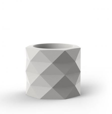 Jardiniera rotunda decorativa cu iluminare LED Marquis Ø60x50 cm, forme geometrice, 47081Y - Vondom [1]