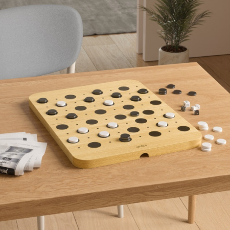 Joc Strategic Backgammon 24x5x37 cm, Lemn de Frasin - Umbra [12]