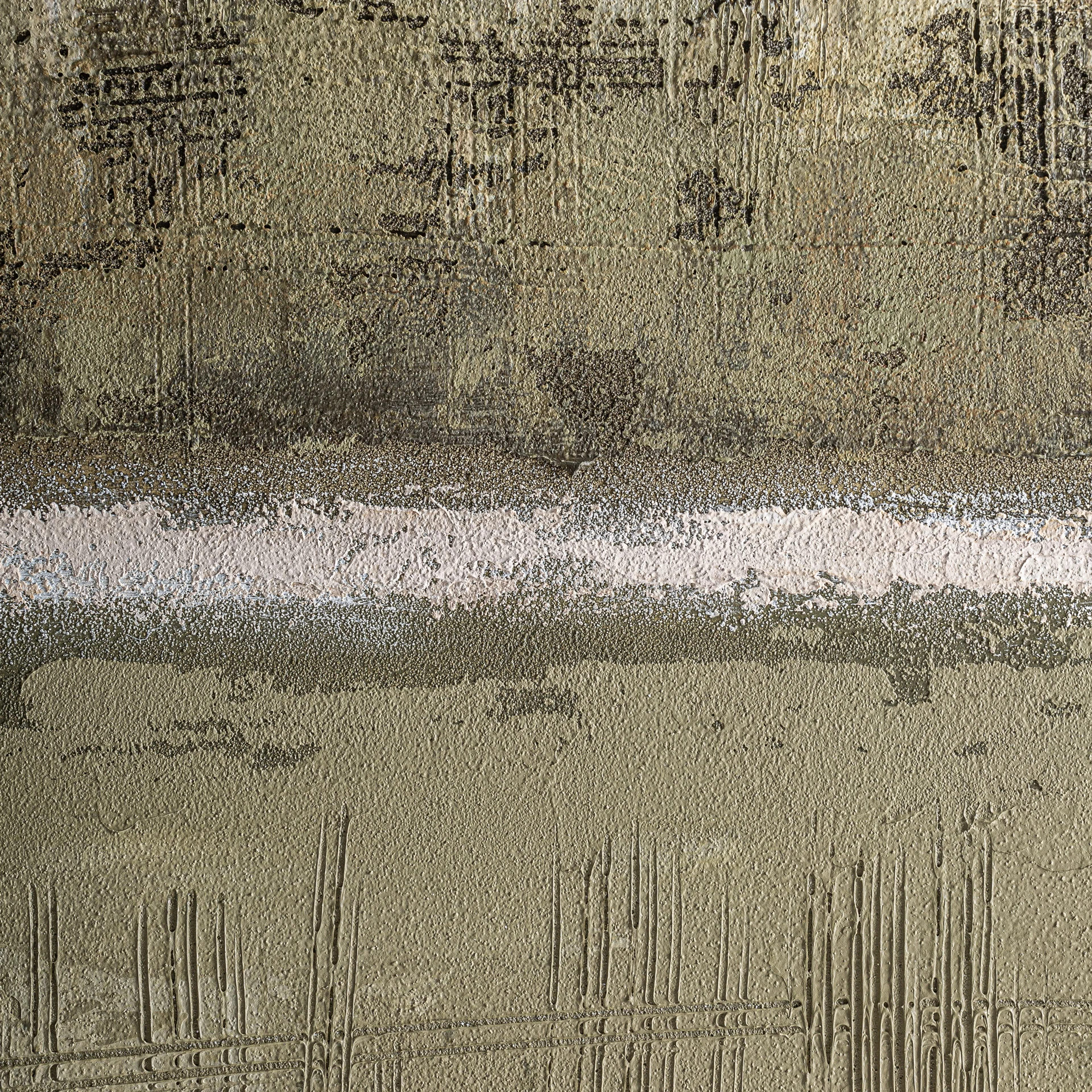 Kain Arta de Perete, Tonuri Verzi, 100x4x150 cm, Stil Contemporan - VicalHome 37088 [6]