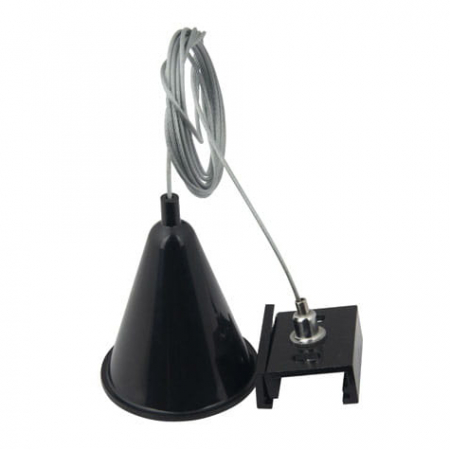 Accesorii - Kit suspensie sina negru/alb Track cablu metalic 200 cm, MHT1-KIT-BK - Maxlight