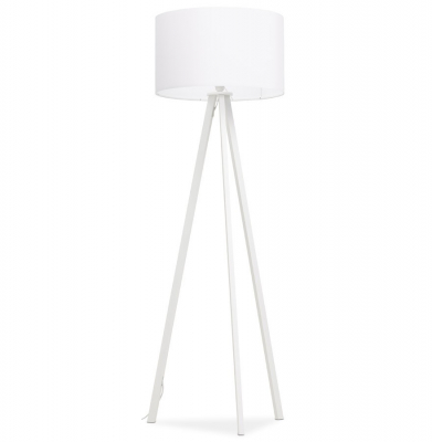Lampa alba de podea TRIVET cu design modern 3 picioare albe / material / otel, FL00390WHWH - Kokoon [2]