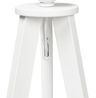Lampa alba de podea TRIVET cu design modern 3 picioare albe / material / otel, FL00390WHWH - Kokoon [10]