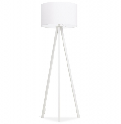 Lampa alba de podea TRIVET cu design modern 3 picioare albe / material / otel, FL00390WHWH - Kokoon [3]