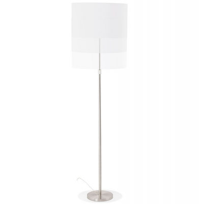 Lampa alba podea WINONA cu design modern si inaltime reglabila material / otel, FL00500WH - Kokoon [1]