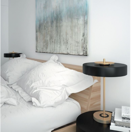 Lampa birou Art, diverse culori, design extravagant, suport auriu, MT21409-3-350.BLACK - King [5]