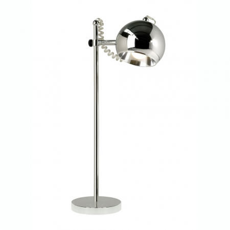Lampi de birou - Lampa birou reglabila Eloise glob crom, suport metalic crom, design modern, TL00020CH - Kokoon