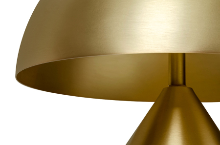 Lampă de Birou Fungo 25x25x35 cm, Metal Auriu Alamă - Moosee [3]