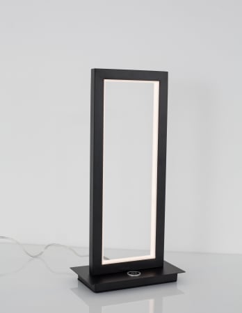 Lampa de birou/masa dimabila neagra Miki 36x13 cm, iluminare LED, stil minimalist forma dreptunghiulara, 9500811 - Novaluce [3]