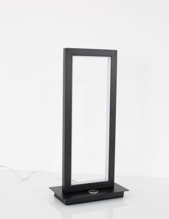 Lampa de birou/masa dimabila neagra Miki 36x13 cm, iluminare LED, stil minimalist forma dreptunghiulara, 9500811 - Novaluce [1]