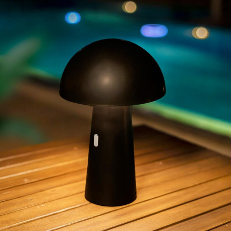 Lampa de Birou Shitake 16,5x8,5x25,5 cm, Abs Negru - New Garden [2]