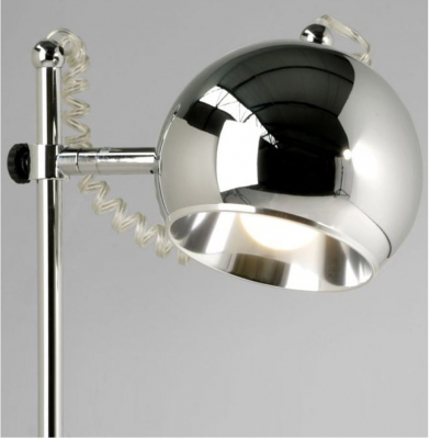 Lampa birou reglabila Eloise glob crom, suport metalic crom, design modern, TL00020CH - Kokoon [1]