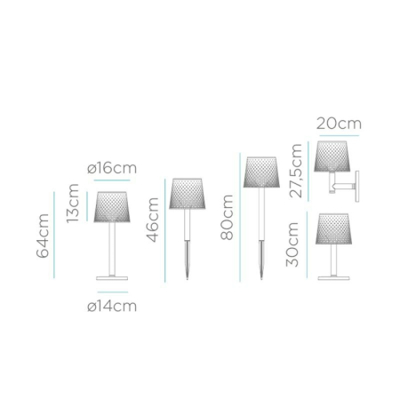 Lampă de Grădină Greta Solar 20x20x80 cm, Material din Reciclare Oceanică Negru, Protecție IP65 - New Garden [6]