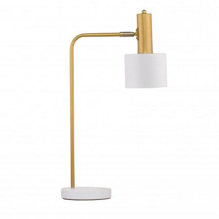 Lichidare stoc - Lampa de masă alba/verde menta Mesha, din metal, 9426651 - Novaluce