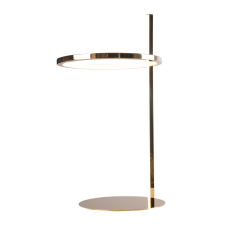 Veioze - Lampa de masa aurie cu iluminare LED Shiko Ø 40x55 cm otel inoxidabil, T0042 - Maxlight