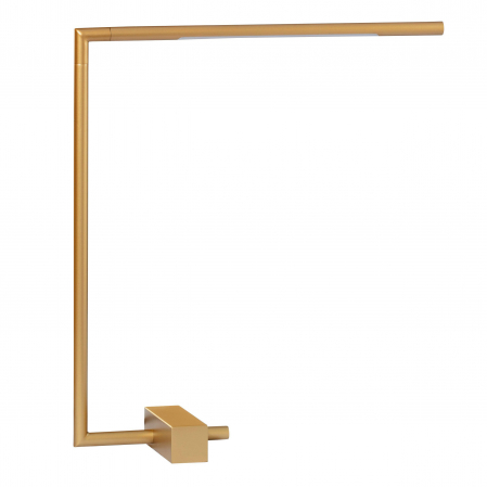 Veioze - Lampa de masa aurie/neagra Rocco 40 cm stil minimalist, iluminare LED, 9180725 - Novaluce