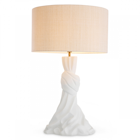   Lampă de masă Banyan cu finisaj alb, inclusiv abajur 119587 EICHHOLTZ [3]