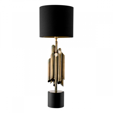   Lampă de masă Beau Rivage finisaj din alamă vintage inclus abajur 118525 EICHHOLTZ [3]