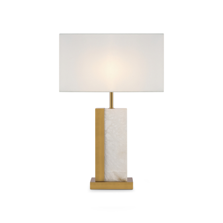 Lampă de masă Bianco, Metal și alabastru Alamă, 60W, MAYTONI Z031TL-01BS [0]
