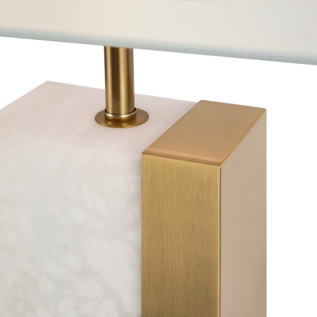 Lampă de masă Bianco, Metal și alabastru Alamă, 60W, MAYTONI Z031TL-01BS [6]