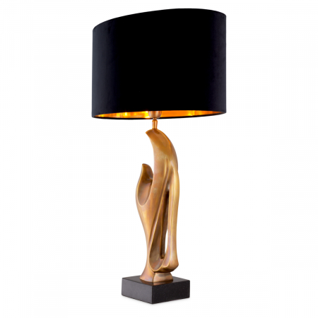   Lampă de masă Brunetti cu finisaj din alamă vintage, inclusiv abajur. 117523 EICHHOLTZ [3]