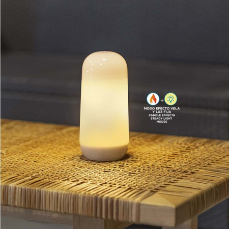 Lampă de Masă Candy 9x9x19 cm, Protecție IP54 - New Garden [1]