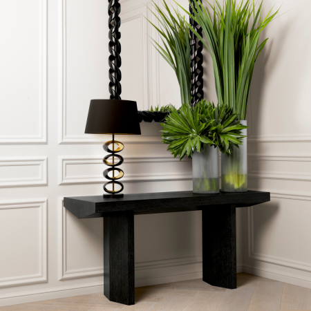   Lampă de masă Canzo finisaj gunmetal inclus abajur 118776 EICHHOLTZ [1]