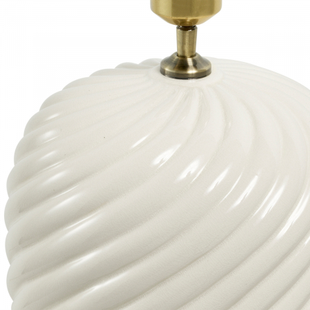   Lampă de masă Savona ceramică albă cu abajur 110908 EICHHOLTZ [3]