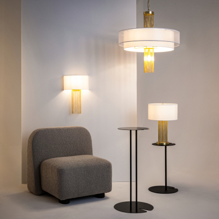 Lampă de masă IMPRESSIVE, Oțel inoxidabil Auriu, 40W, MAYTONI MOD151TL-01G [1]