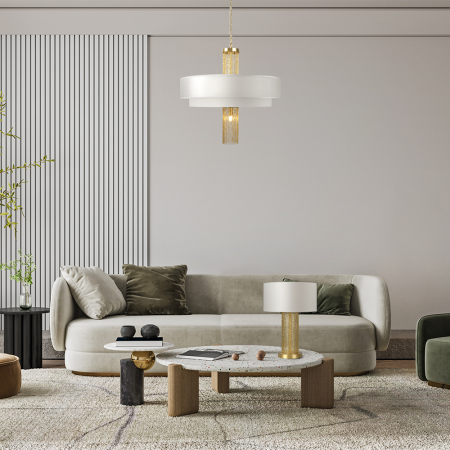 Lampă de masă IMPRESSIVE, Oțel inoxidabil Auriu, 40W, MAYTONI MOD151TL-01G [5]