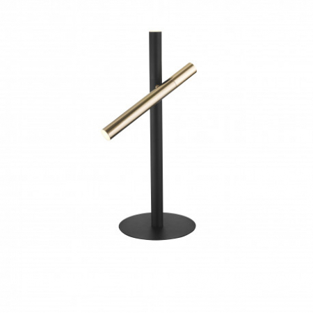 Veioze - Lampa de masa LED premium negru-auriu/alb-auriu/argintiu Haris, din metal, 373579 - Schuller