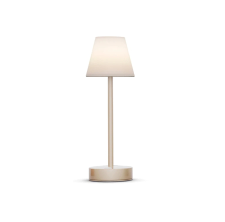 Gradina - Lampă de Masă Lola Slim 30 11x11x32 cm, Metal și PP, Protecție IP44 - New Garden