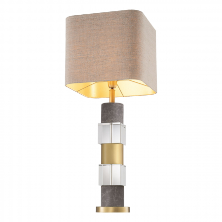   Lampă de masă Cullingham din marmură gri, inclusiv abajur 116452 EICHHOLTZ [3]