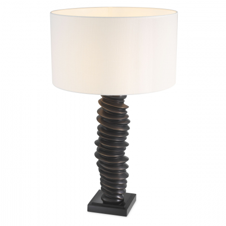   Lampă de masă Miro finisaj bronz accent inclus abajur 114171 EICHHOLTZ [2]