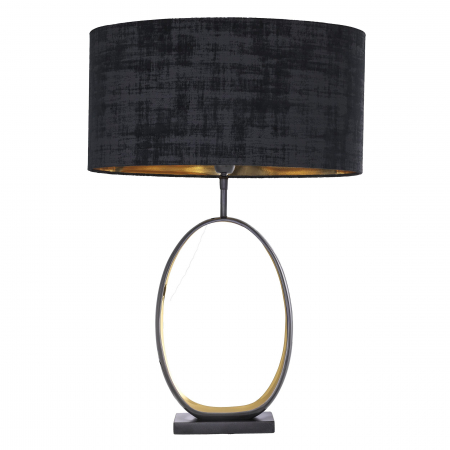   Lampă de masă Saturnia cu finisaj gunmetal inclusiv abajur 114177 EICHHOLTZ [4]