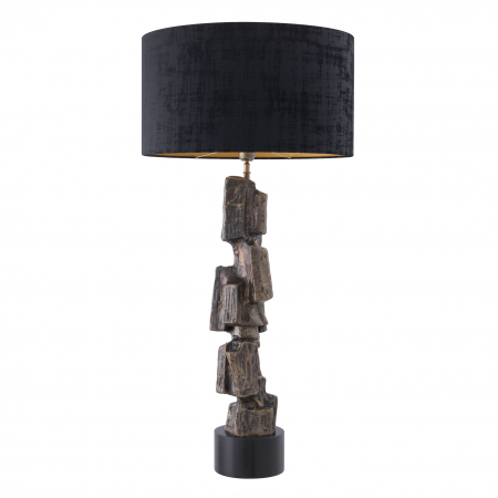 Mese de bucatarie -   Lampă de masă Noto finisaj din alamă vintage inclus abajur 114194 EICHHOLTZ