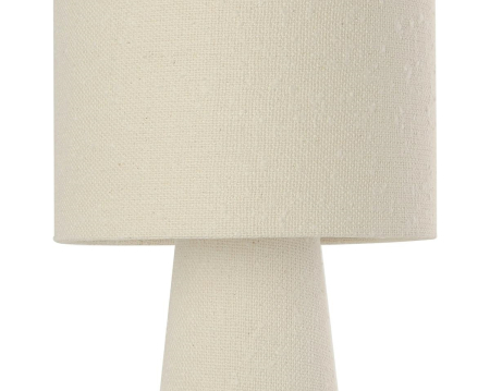 Lampă de Masă Marleen Boucle 22x22x60 cm, Țesătură de In Bej - Kare Design [1]