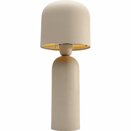 Produse - Lampă de Masă Maya 15,5x15,5x39 cm, Oțel Bej Vopsit Pulbere - Kare Design