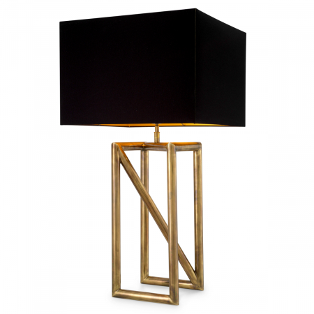   Lampă de masă Michelino finisaj din alamă vintage inclus abajur 118831 EICHHOLTZ [3]