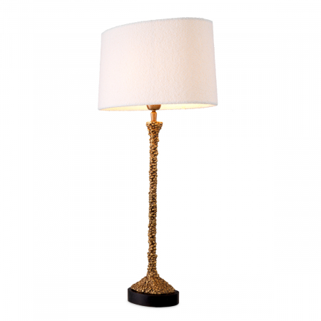 Promotii -   Lampă de masă Miko finisaj din alamă vintage inclus abajur 117772 EICHHOLTZ