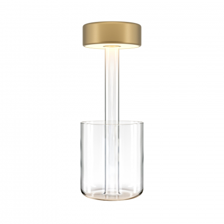 Veioze - Veioza LED MOD229TL-L3G3K1, dimabila, cu intrerupator, 3W, 120lm, lumina calda+neutra, IP20, aurie+transparenta, Maytoni