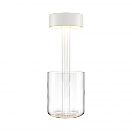 Produse - Veioza LED MOD229TL-L3W3K1, dimabila, cu intrerupator, 3W, 120lm, lumina calda+neutra, IP20, alba+transparenta, Maytoni