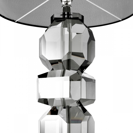   Lampă de masă Mornington cristal fum inclus abajur 110634 EICHHOLTZ [3]